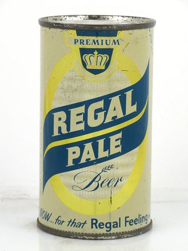 1958 Regal Pale Beer 12oz 121-05.3 Flat Top Can San Francisco, California