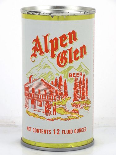 1970 Alpen Glen Beer 12oz 29-38 Flat Top Can San Francisco, California