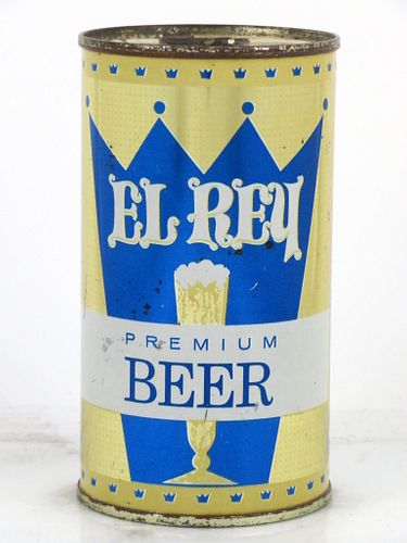 1962 El Rey Premium Beer 12oz 59-25 Flat Top Can Santa Rosa, California