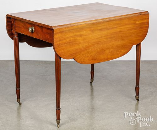 New York Sheraton mahogany Pembroke table