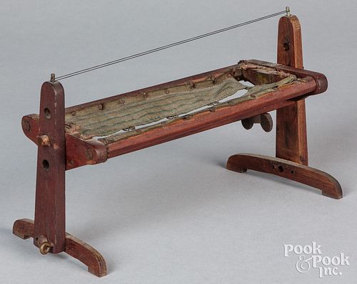 Patent model quilting frame, with original tag, in