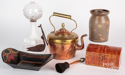 Group of country wares, 19th and 20th c., to inclu