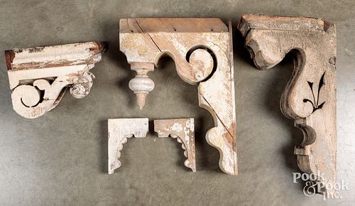 Group of architectural corbels, late 19th/early 20