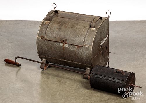 Tin reflector oven, early 19th c.