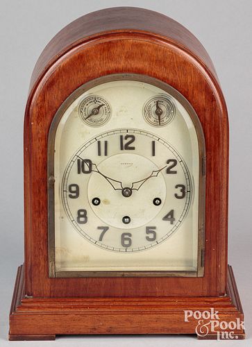 Ansonia Westminster chime mahogany mantel clock