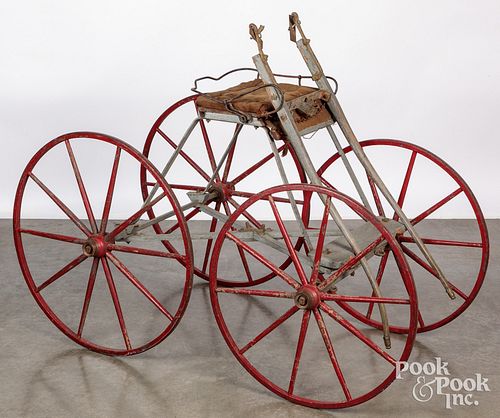 Child's goat or dog cart, late 19th c.