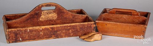 Pine tool carrier, 19th c.