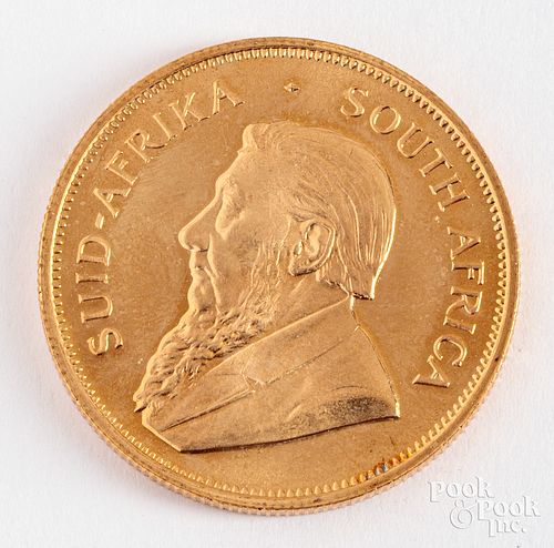 South Africa 1ozt fine gold Krugerrand.