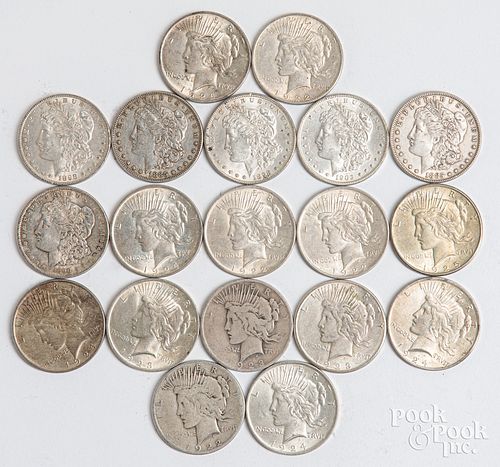 Nineteen silver dollars sold at auction on 26th October | Bidsquare