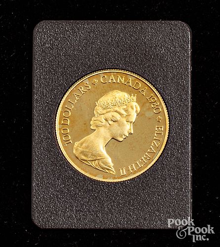 Canadian 22K .5 ozt. gold coin.