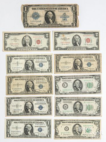 US paper currency, $310 face value.