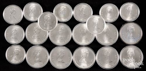 1976 Montreal Olympics silver coins