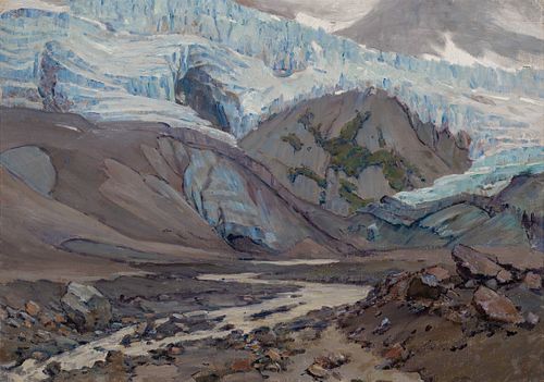 Robert van Vorst Sewell (1860-1924) - Northwest Glacier Scene