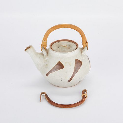 Warren MacKenzie Teapot and Extra Handle - Stamped