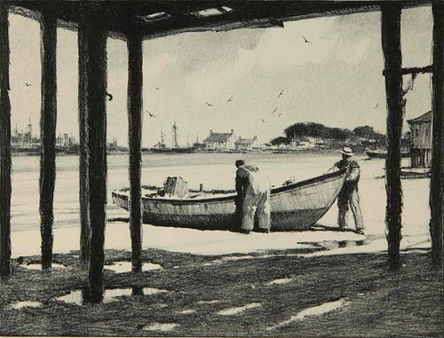 GORDON GRANT (1875-1962) PENCIL SIGNED LITHOGRAPH