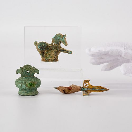 3 Ancient Chinese Bronze Objects