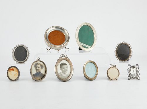 10 Sterling Silver Miniature Frames