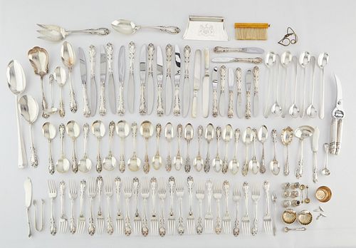 Assorted Sterling Silver Flatware 104 Pcs