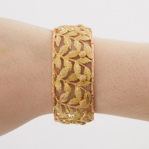 Buccellati 18k Gold Vine Cuff Bracelet