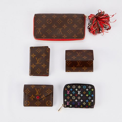 5 Louis Vuitton Monogrammed Wallets