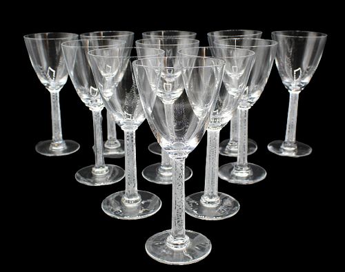 (11) Lalique Phalsbourg Water Glasses