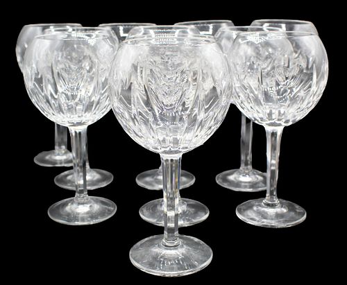 Set of (11) Waterford "Love" Crystal Goblets