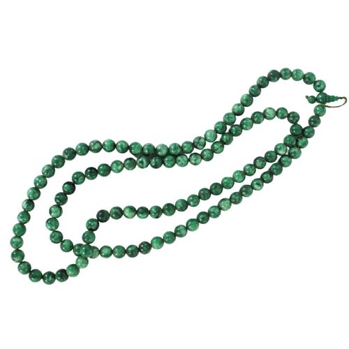 Chinese Green Beaded Necklace