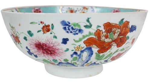 Large Antique Chinese Famille Bowl