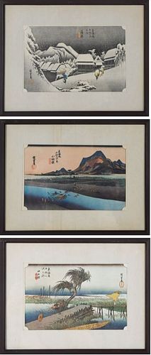 (3) Japanese Woodblock Prints