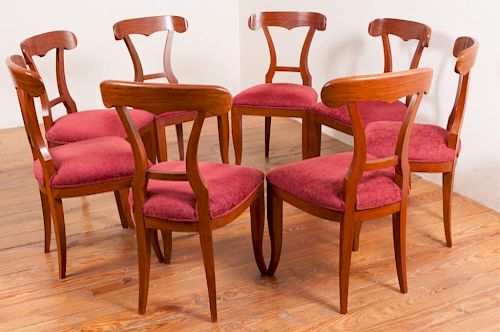 Biedermeier Style Dining Chairs, Eight (8)