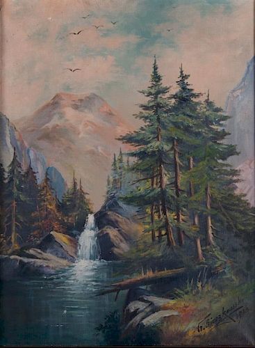 G. Sieczkowski Landscape Oil on Canvas