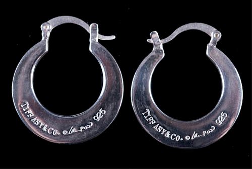 Tiffany & Co. Paloma Picasso Hoop Earrings Pair