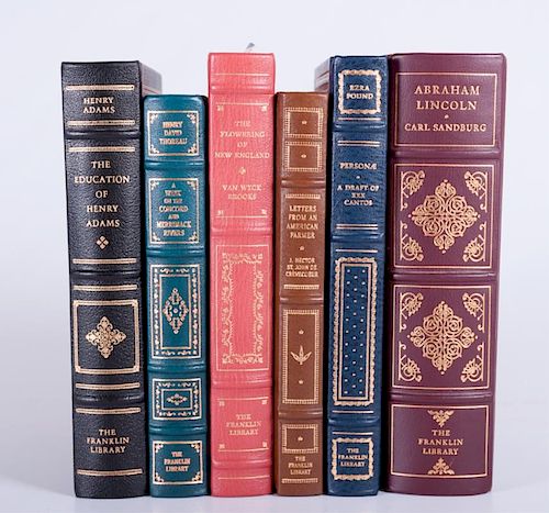 The Franklin Library Leather Bound Books, Six (6)