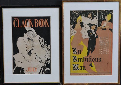 Pair of Art Nouveau Literary Posters
