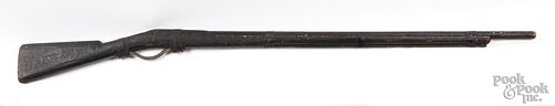 Wood toy rifle, 19th c.