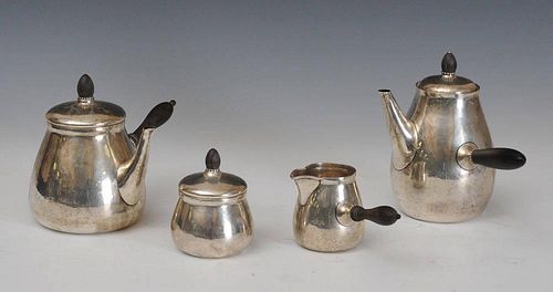 Georg Jensen Sterling Silver Tea Set