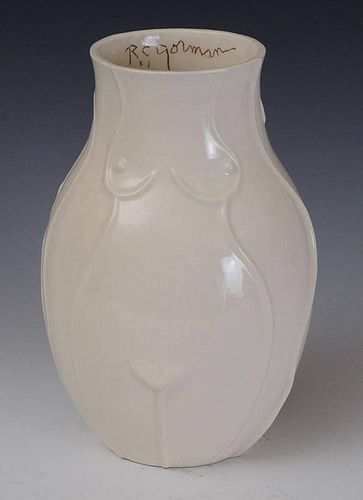 R.C. Gorman Glazed Pottery Vase