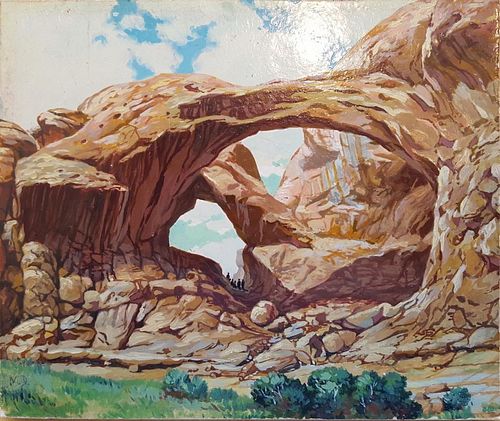 Maynard Dixon (1875-1946) , manner of. oil painting
