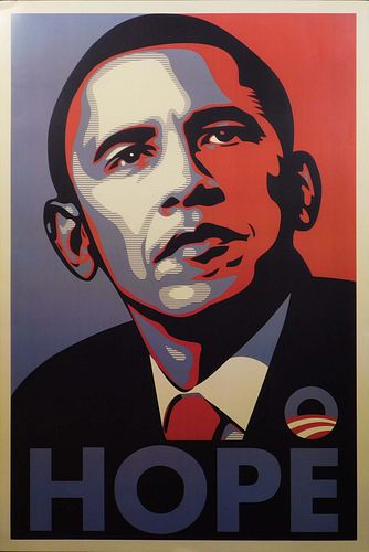 Shepard Fairey: Barack Obama, Hope