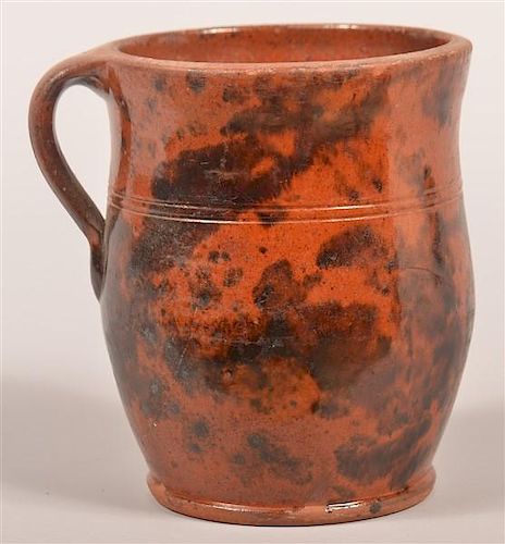 PA 19th Cent. Redware Apple Butter Crock.