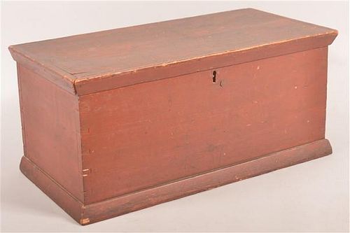 PA 19th Century Softwood Miniature Chest.