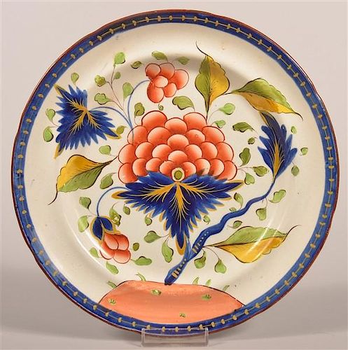 Gaudy Dutch China Grape Pattern 9-3/4" Plate.