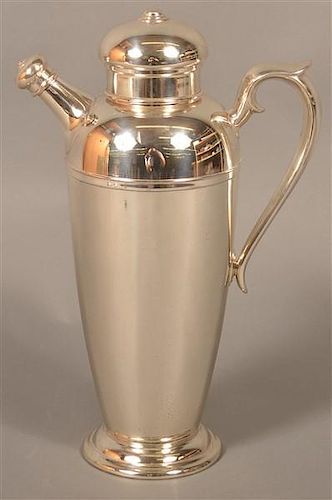 Watson Company Sterling Silver Cocktail Shaker.