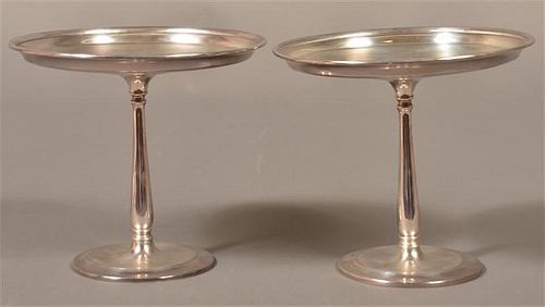 Pair of Tiffany & Co. Sterling Silver Tazas.