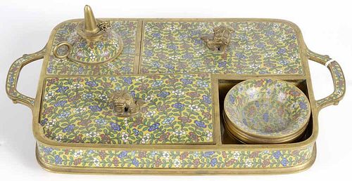 Cloisonné Sectional Tray
