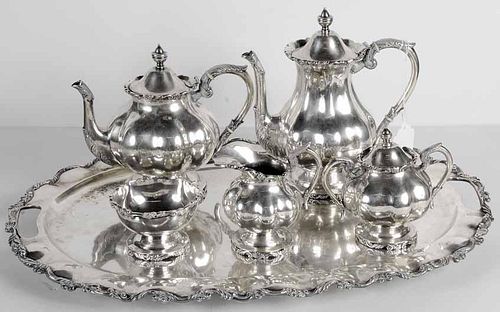 Five-Piece Mexican Sterling Tea