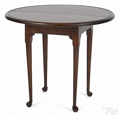 Queen Anne maple tavern table, ca. 1765, 25 3/4'' h., 30 3/4'' w.