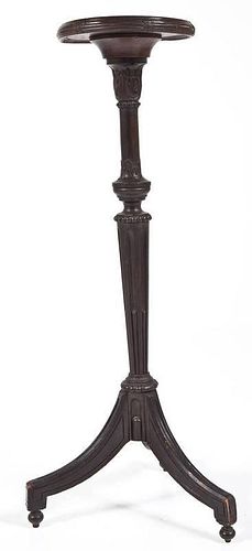 19th C Carved Wood Pedestal