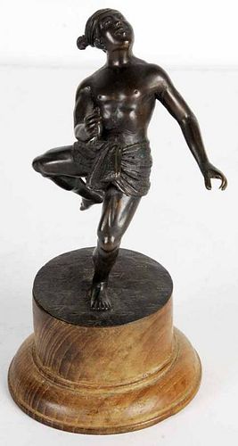 Asian Bronze Figure of an Acrobat