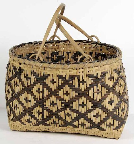 Cherokee Rivercane Purse Basket
